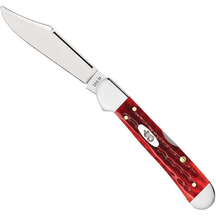 Case Xx Usa - Mini Copperlock Red Pocket Worn Ca10307 – Knifesanity