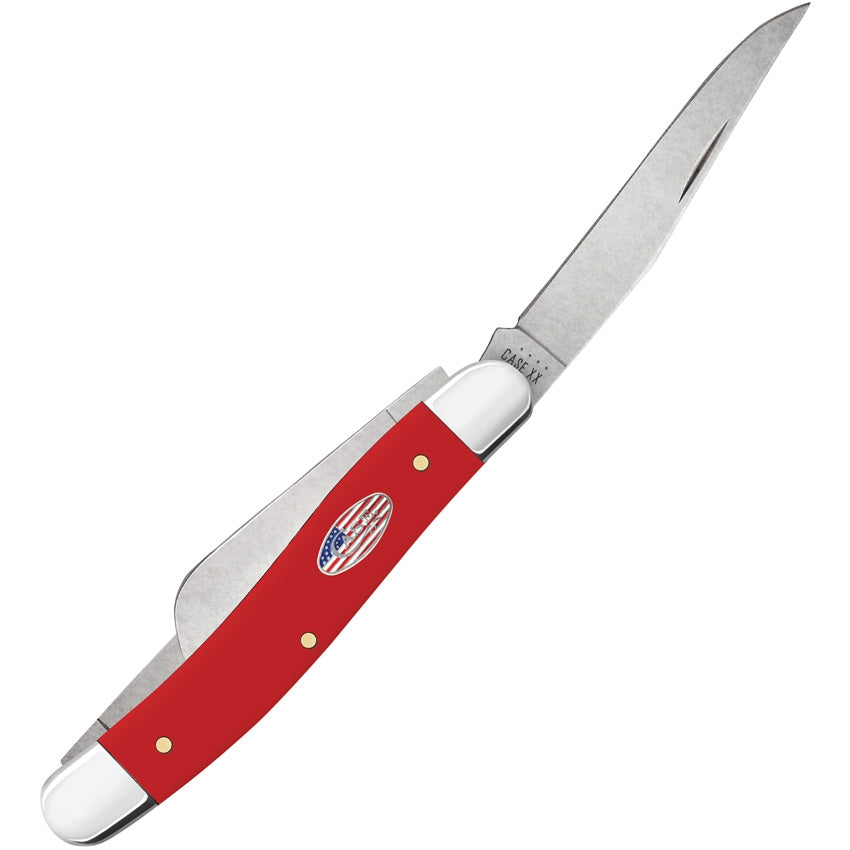 Case XX USA - Medium Stockman American Workman Red CA73931 – knifesanity
