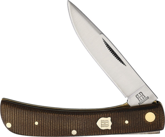 Rough Ryder RR2333 - Small Work Knife Brown Burlap