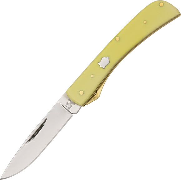 Rough Ryder RR818 - Work Knife Yellow Synthetic  3.5